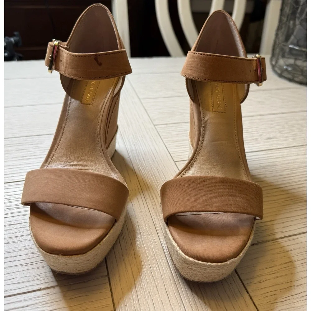 Antonio‎ Melani Women Tan Leather Strappy Espadrille 4